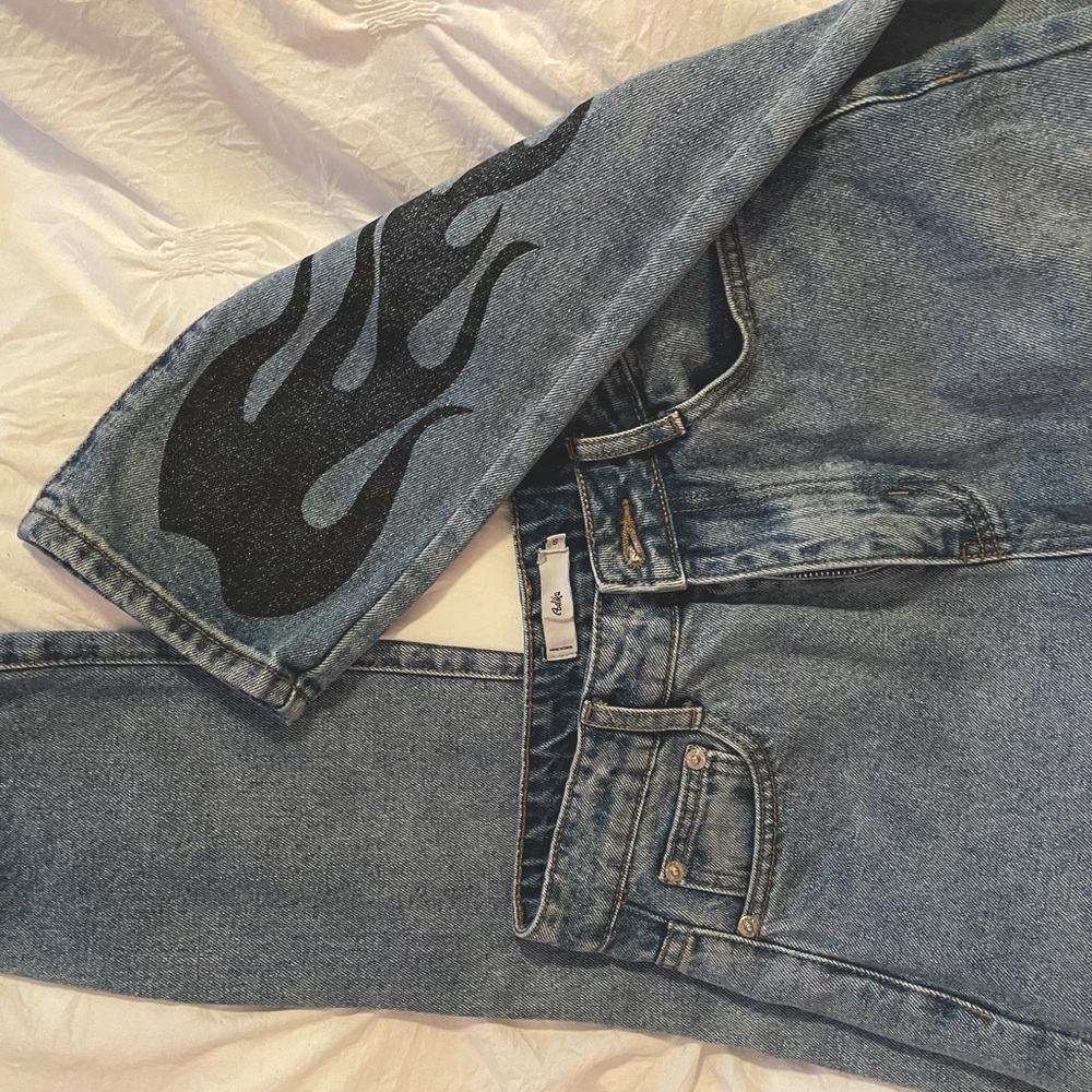 adika flame mom jeans